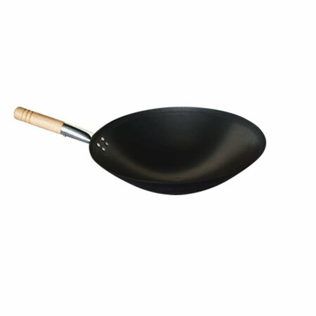 SPT 17 ft. Cool Roll Iron Wok with Handle SL-PA400C